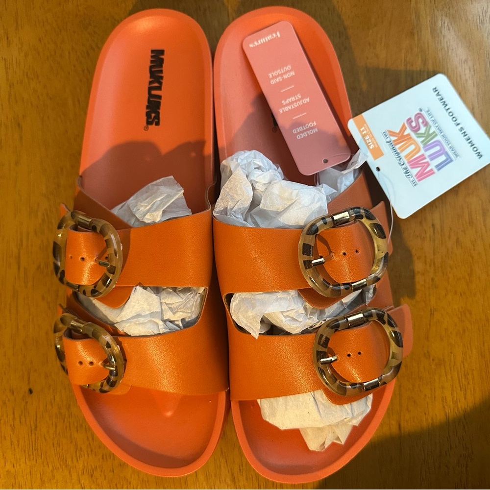 Muk Luks Coral Slide Sandals